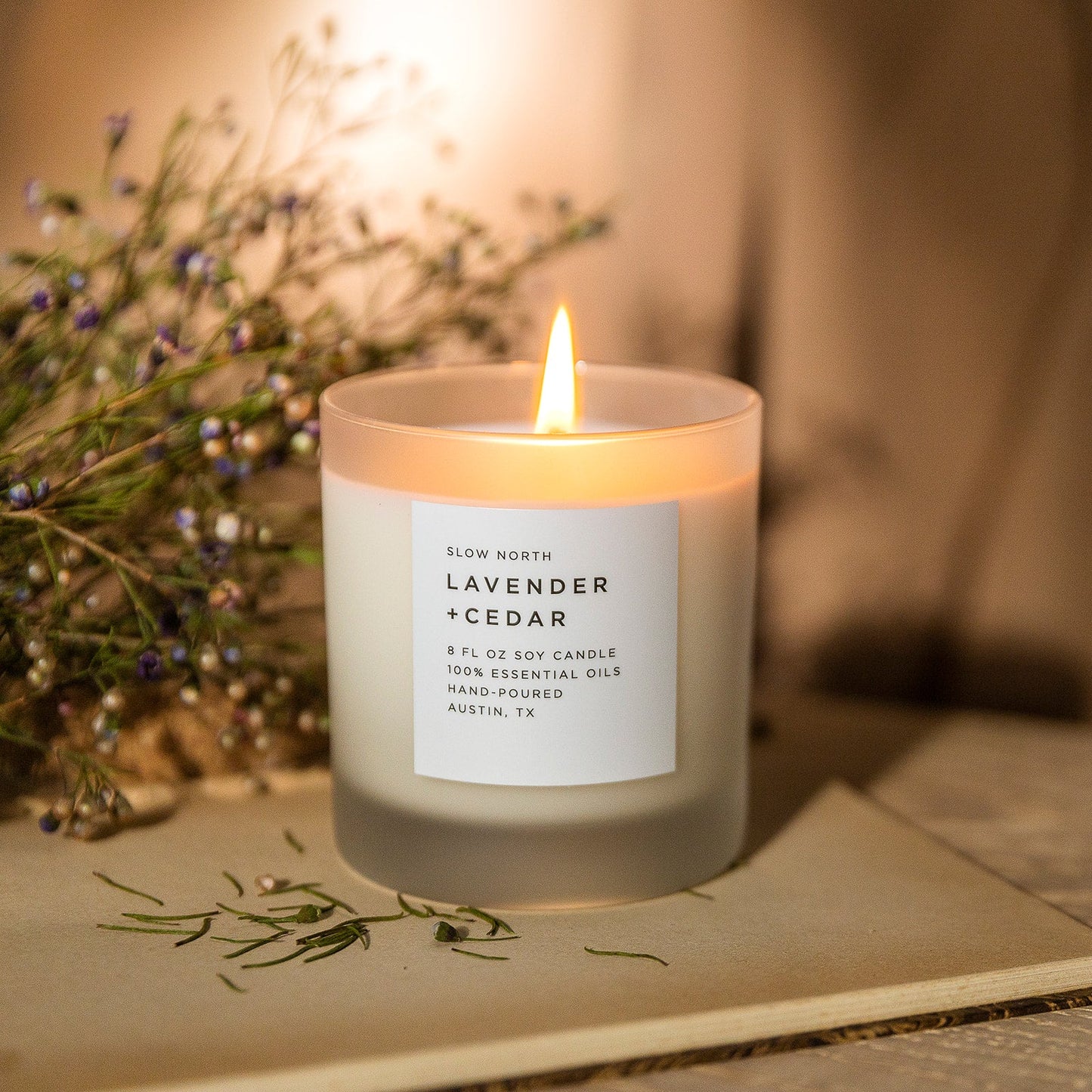 Lavender + Cedar Candle